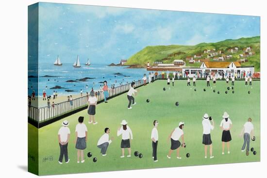 Bowling on Newlyn Green-Judy Joel-Premier Image Canvas