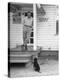 Boxer Joe Walcott Standing Outside Doorway of Building at Training Camp-Tony Linck-Premier Image Canvas