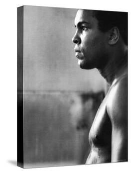 Boxer Muhammad Ali Training for a Fight Against Joe Frazier-John Shearer-Premier Image Canvas