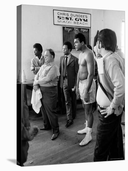 Boxer Muhammad Ali Training for a Fight Against Joe Frazier-John Shearer-Premier Image Canvas