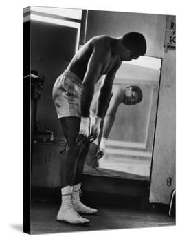 Boxer Muhammad Ali Training for His Fight Against Joe Frazier-John Shearer-Premier Image Canvas