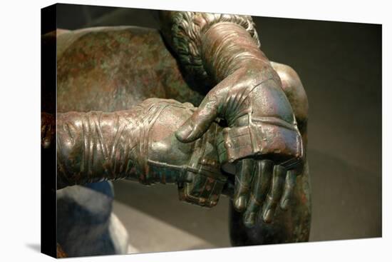 Boxer of Quirinal or Therme Boxer. Bronze Hellenistic orginal found at the remains of the Baths-Werner Forman-Premier Image Canvas