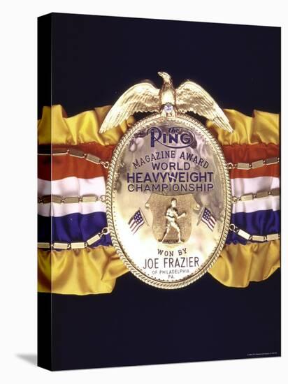 Boxing Champ Joe Frazier's "The Ping Magazine Award World Heavyweight Championship" Medal-John Shearer-Premier Image Canvas