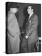 Boxing Manager Constantine D'Amato Talking with Promoter Teddy Brenner-null-Premier Image Canvas