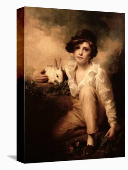 Boy and Rabbit-Sir Henry Raeburn-Premier Image Canvas