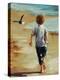 Boy at the Beach-Sydney Edmunds-Premier Image Canvas