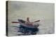 Boy in a Boat-Winslow Homer-Premier Image Canvas
