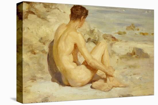 Boy on a Beach, 1912-Henry Scott Tuke-Premier Image Canvas