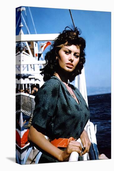 Boy on a Dolphin 1957 Directed by Jean Negulesco Sophia Loren-null-Stretched Canvas