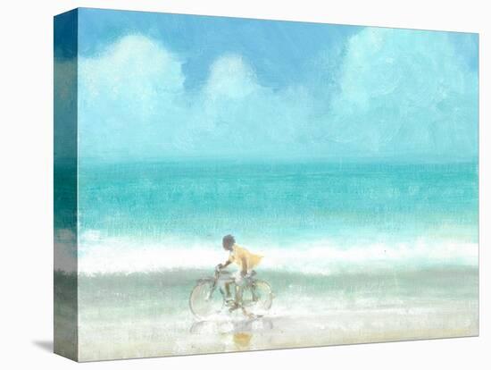 Boy on Bicycle-Lincoln Seligman-Premier Image Canvas