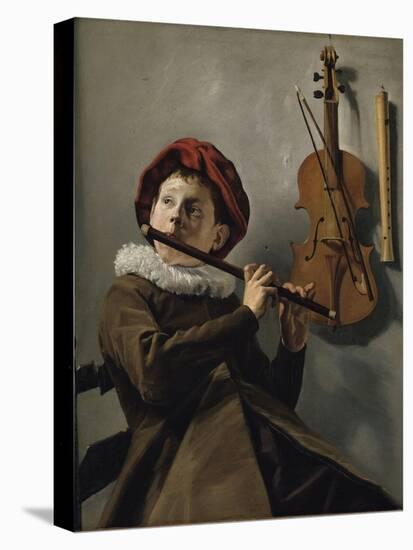 Boy Playing the Flute-Judith Leyster-Premier Image Canvas