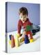 Boy Playing-Ian Boddy-Premier Image Canvas