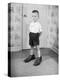 Boy Wearing Men's Shoes-Philip Gendreau-Premier Image Canvas