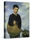 Boy with a Basket and Dog, 1860-Edouard Manet-Premier Image Canvas