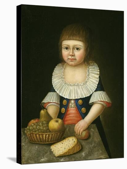 Boy with a Basket of Fruit, c.1790-American School-Premier Image Canvas