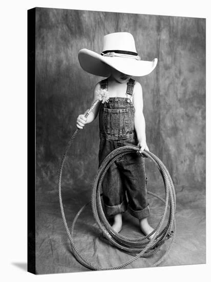 Boy with a Cowboy Hat and Lasso-Nora Hernandez-Premier Image Canvas