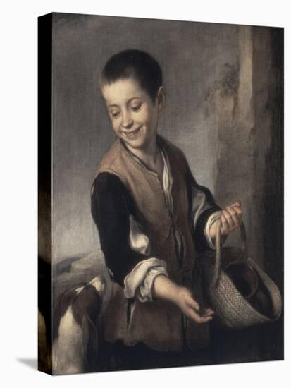 Boy with a Dog, c.1655-1660-Bartolome Esteban Murillo-Premier Image Canvas