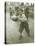 Boy with Football, Early 1900s-Marvin Boland-Premier Image Canvas