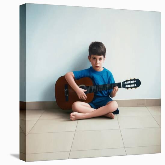 Boy with Guitar, 2013-Max Ferguson-Premier Image Canvas