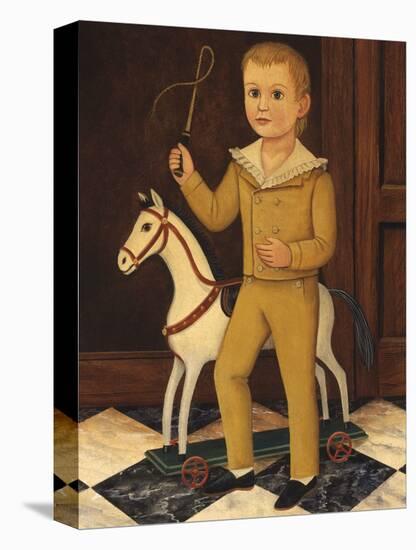 Boy with Horse-Diane Ulmer Pedersen-Stretched Canvas