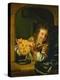 Boy with Pancakes-Godfried Schalcken-Premier Image Canvas