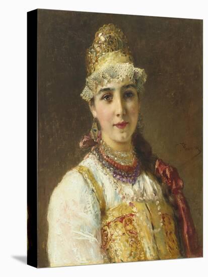 Boyar's Wife, 1880S-Konstantin Yegorovich Makovsky-Premier Image Canvas