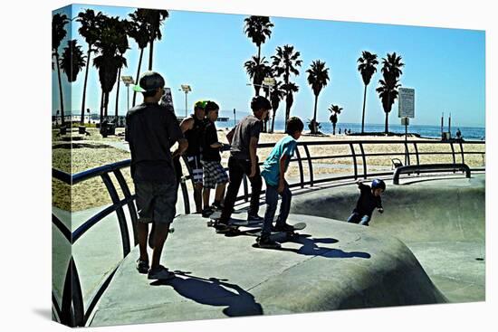 Boys at Skate Park-Steve Ash-Premier Image Canvas