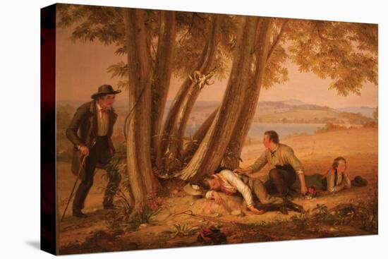 Boys Caught Napping in a Field-William Sidney Mount-Stretched Canvas