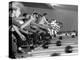 Boys Competing in Junior League Bowling Game-Ralph Crane-Premier Image Canvas