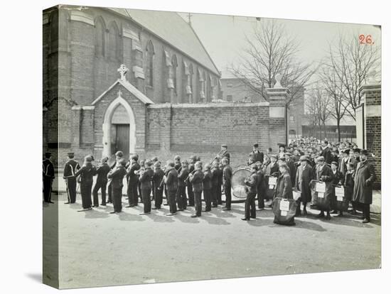 Boys Emigrating to Canada Setting Off from Saint Nicholas Industrial School, Essex, 1908-null-Premier Image Canvas