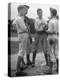 Boys Having a Discussion Before Playing Baseball-Nina Leen-Premier Image Canvas