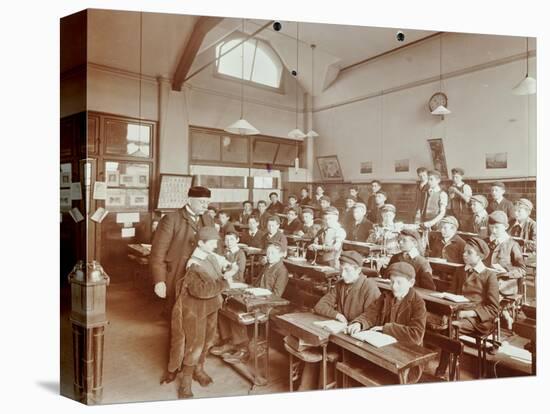 Boys Laying the Phylacteries, Jews Free School, Stepney, London, 1908-null-Premier Image Canvas