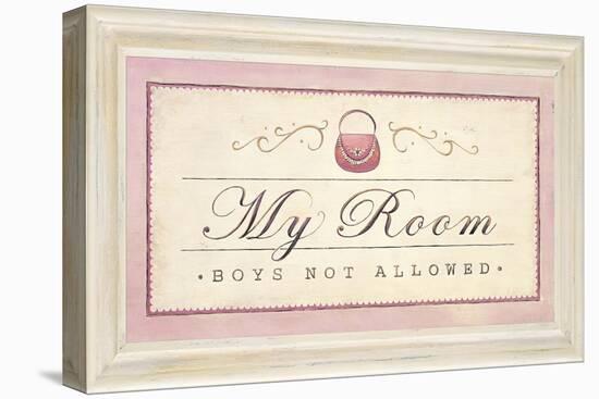 Boys Not Allowed-Angela Staehling-Stretched Canvas