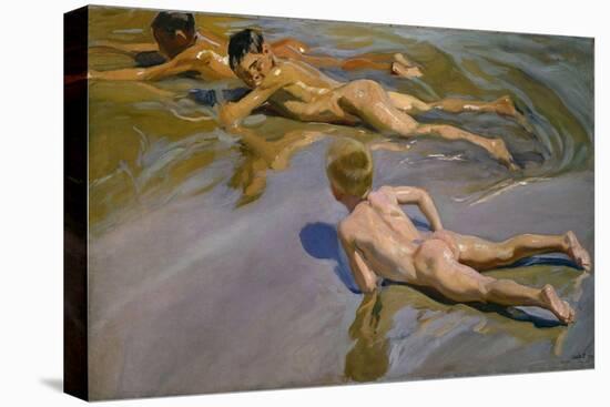 Boys on the Beach, 1909-Joaquín Sorolla y Bastida-Premier Image Canvas