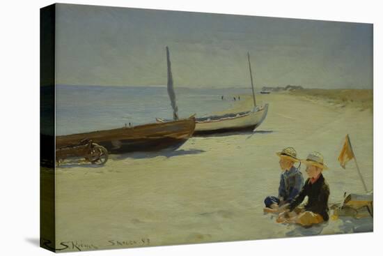 Boys on the Beach at Skagen-Peder Severin Kröyer-Premier Image Canvas