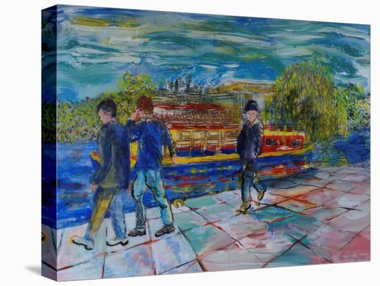 Boys on the Towpath-Brenda Brin Booker-Premier Image Canvas