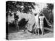 Boys Pitching a Tent-Philip Gendreau-Premier Image Canvas