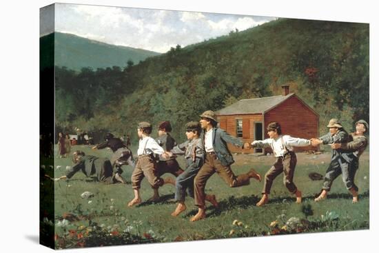 Boys Playing (Snap the Whip)-Winslow Homer-Premier Image Canvas