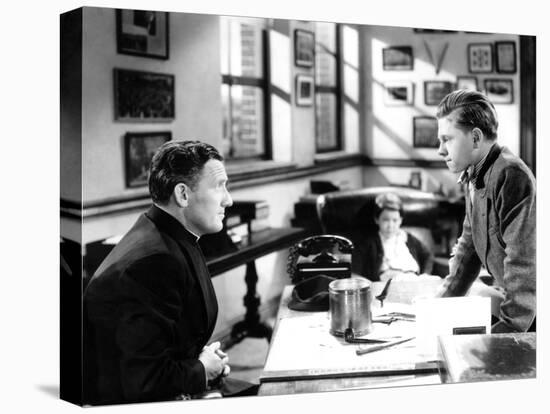 Boys Town, Spencer Tracy, Mickey Rooney, 1938-null-Stretched Canvas