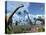 Brachiosaurus Dinosaurs, Artwork-Roger Harris-Premier Image Canvas