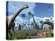 Brachiosaurus Dinosaurs, Artwork-Roger Harris-Premier Image Canvas