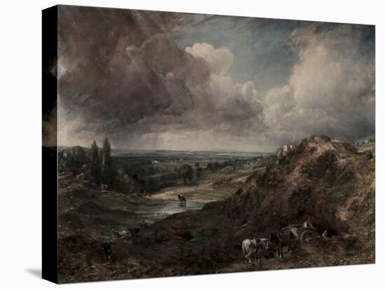 Branch Hill Pond, Hampstead, 1828, by John Constable, 1776-1837, English painting,-John Constable-Stretched Canvas