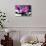 Branch Purple Orchid Flower With Therapy Stones-crystalfoto-Stretched Canvas displayed on a wall