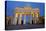 Brandenburg Gate at Night, Berlin, Germany, Europe-Miles Ertman-Premier Image Canvas