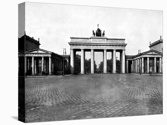 Brandenburg Gate, Berlin, 1893-John L Stoddard-Premier Image Canvas