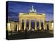 Brandenburg Gate (Brandenburger Tor) and Quadriga Winged Victory-Markus Lange-Premier Image Canvas