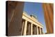 Brandenburg Gate (Brandenburger Tor) at sunrise, Quadriga, Berlin Mitte, Berlin, Germany, Europe-Markus Lange-Premier Image Canvas