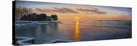 Branford Sunset Beach-Bruce Dumas-Premier Image Canvas