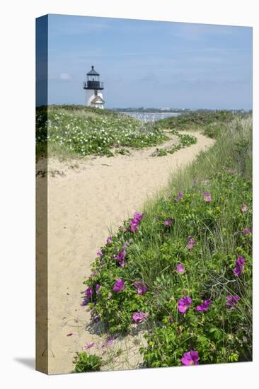 Brant Lighthouse, Nantucket Harbor, Nantucket, Massachusetts, USA-Lisa S^ Engelbrecht-Premier Image Canvas