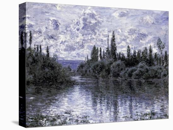 Bras de la Seine Pres de Vetheuil-Claude Monet-Premier Image Canvas